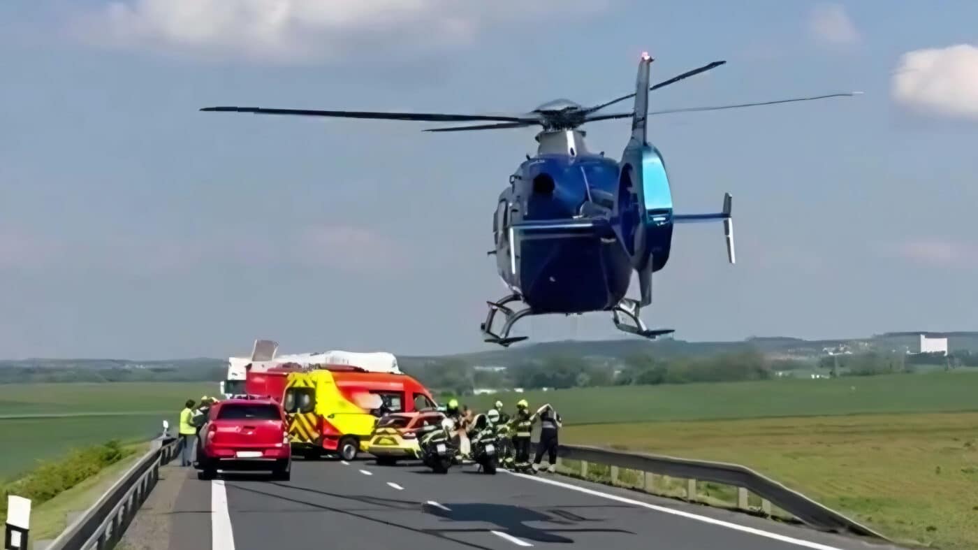 Vážná nehoda u Ješína.