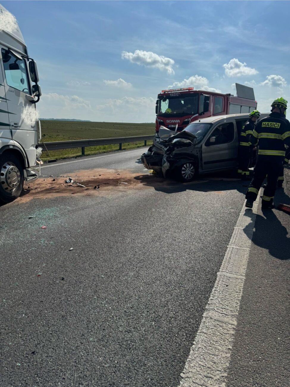 Vážná nehoda u Ješína.