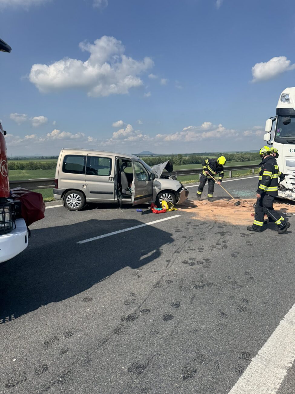 Vážná nehoda u Ješína.