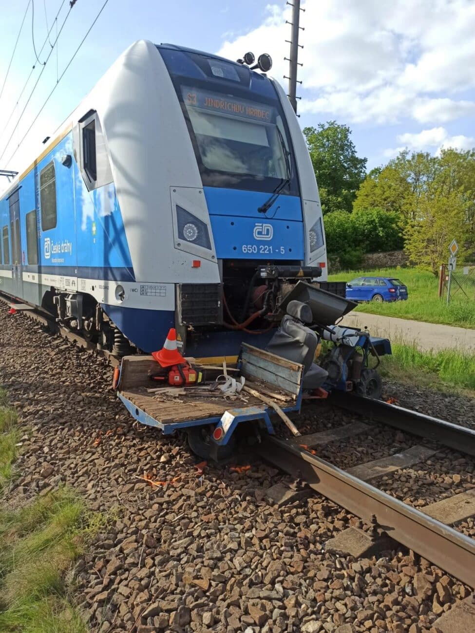 Nehoda v Kardašově Řečici. Foto: PČR