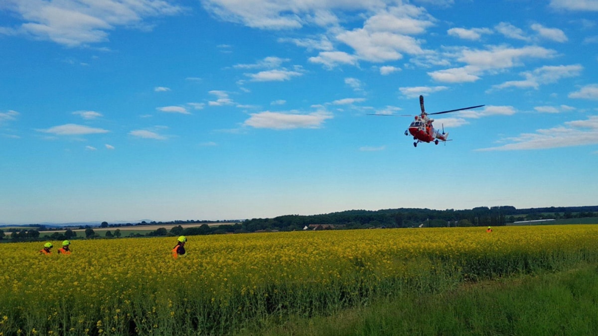 Nehoda u Všerub na Plzeňsku. Foto: HZS