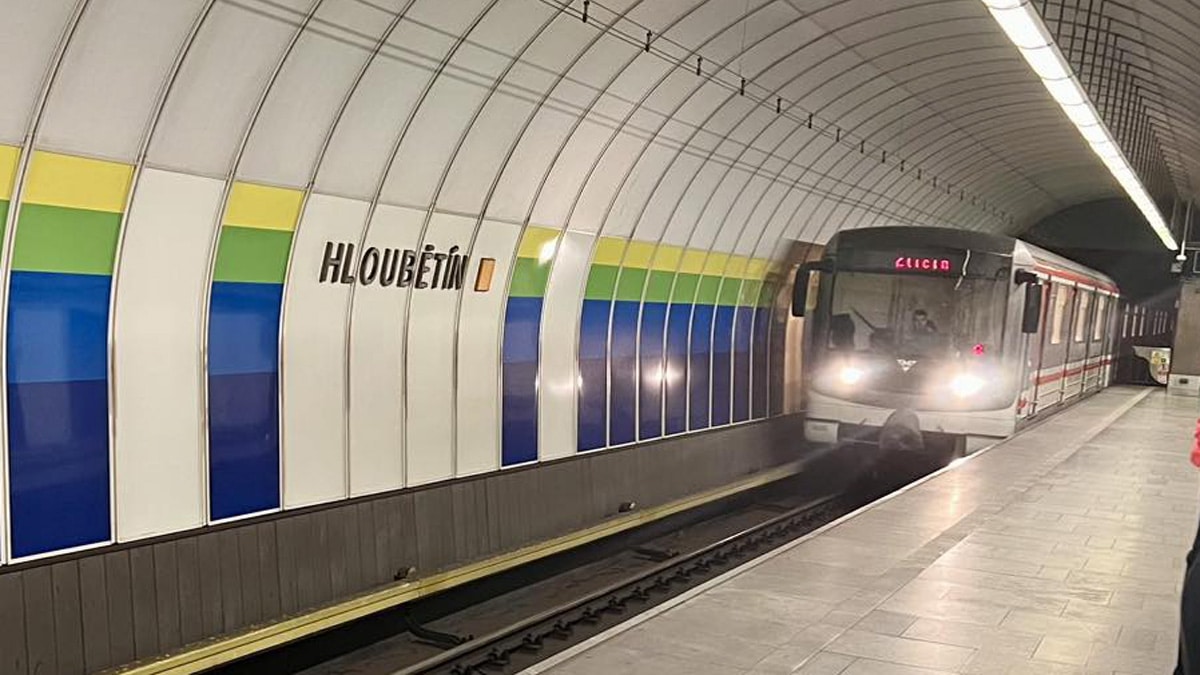 Stanice metra B v Hloubětíně. Foto: DPP