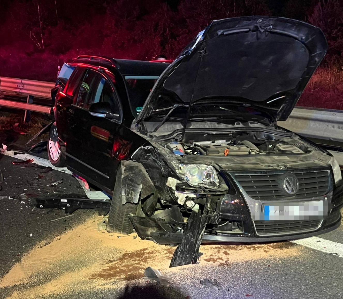 Tragická nehoda na dálnici D11. Foto: HZS