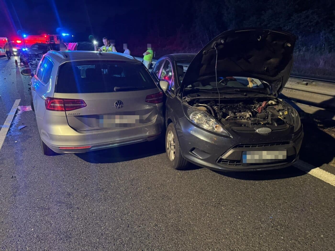 Tragická nehoda na dálnici D11. Foto: HZS