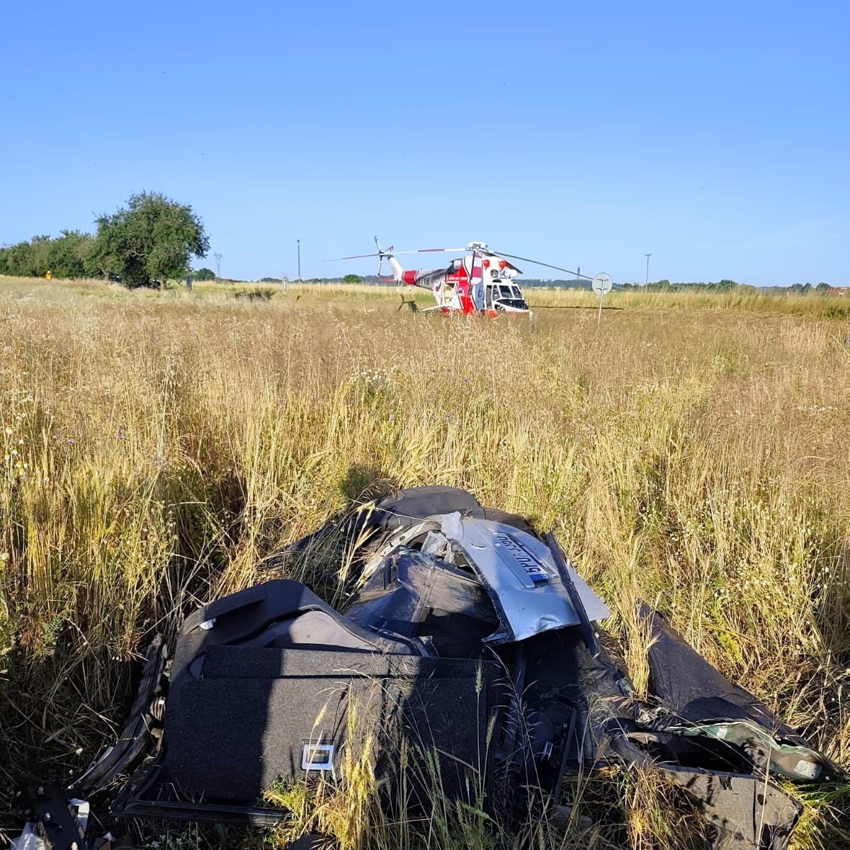 Nehoda na přejezdu v Blovicích. Foto: HZS
