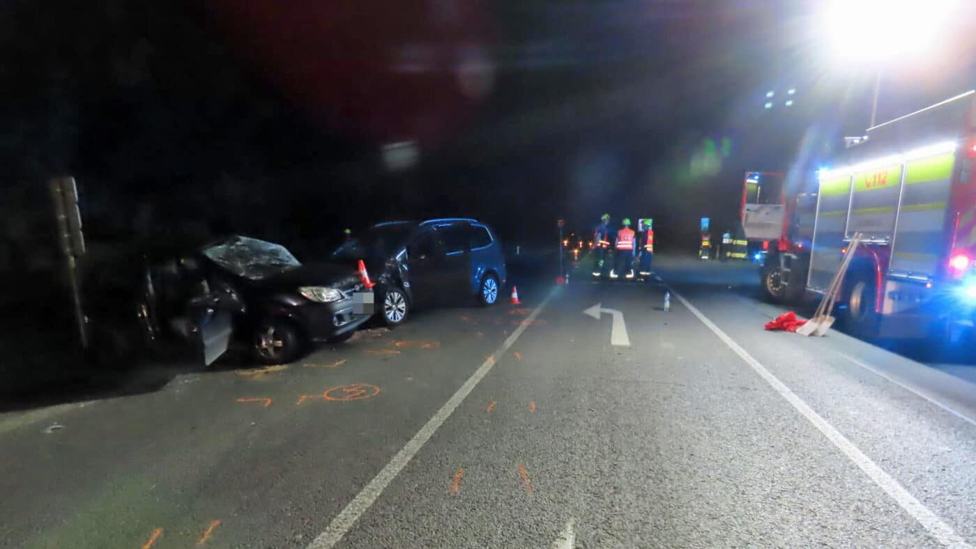 Tragická nehoda u Rozběřice. Foto: PČR