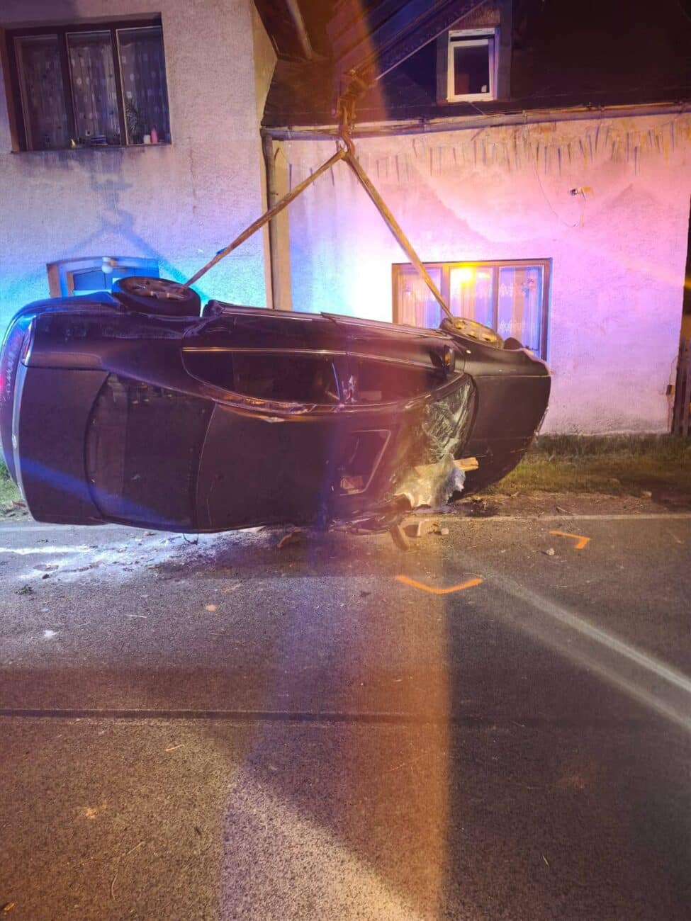 Nehoda ve Velkém Šenově. Foto: HZS