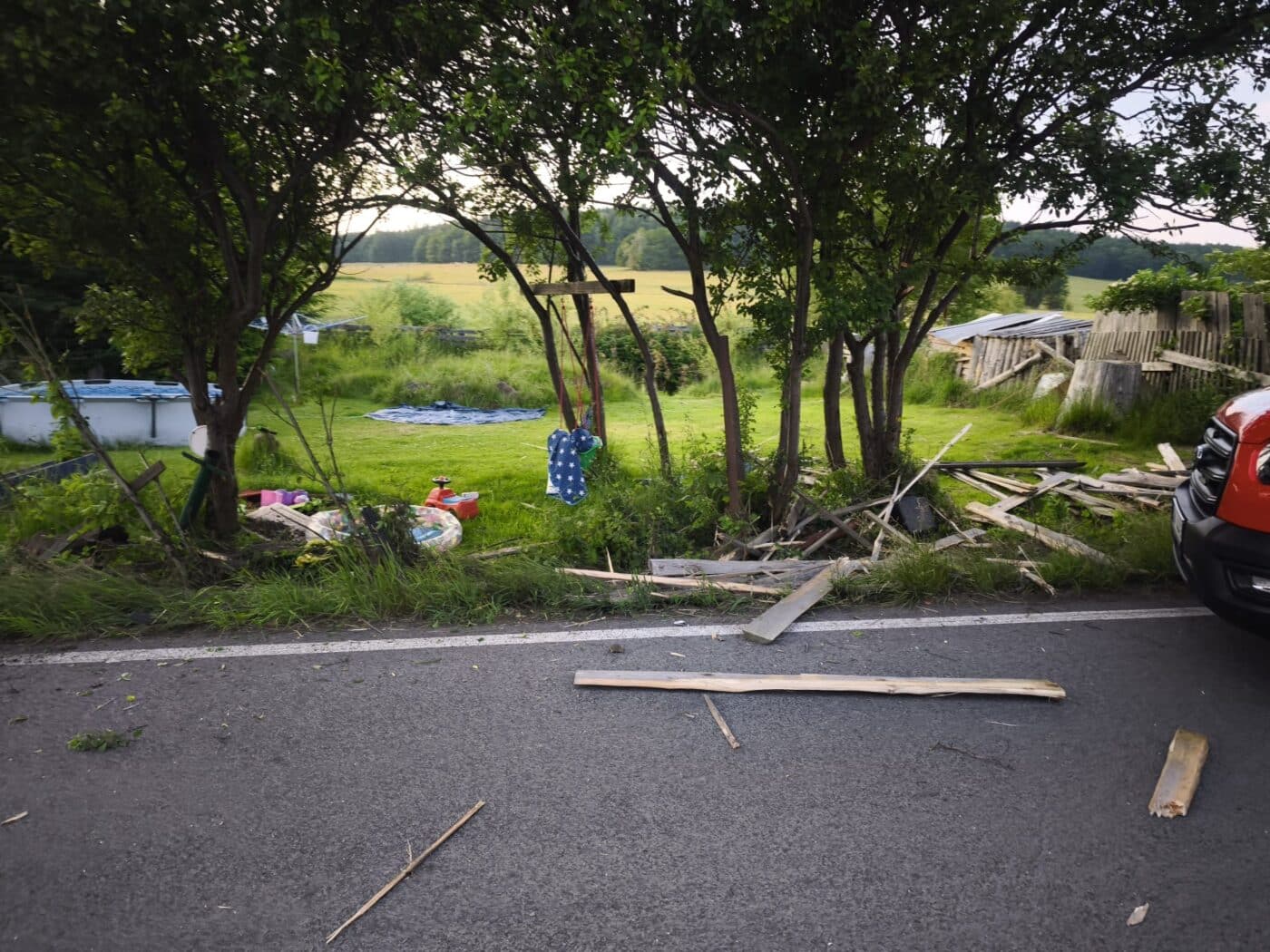 Nehoda ve Velkém Šenově. Foto: HZS