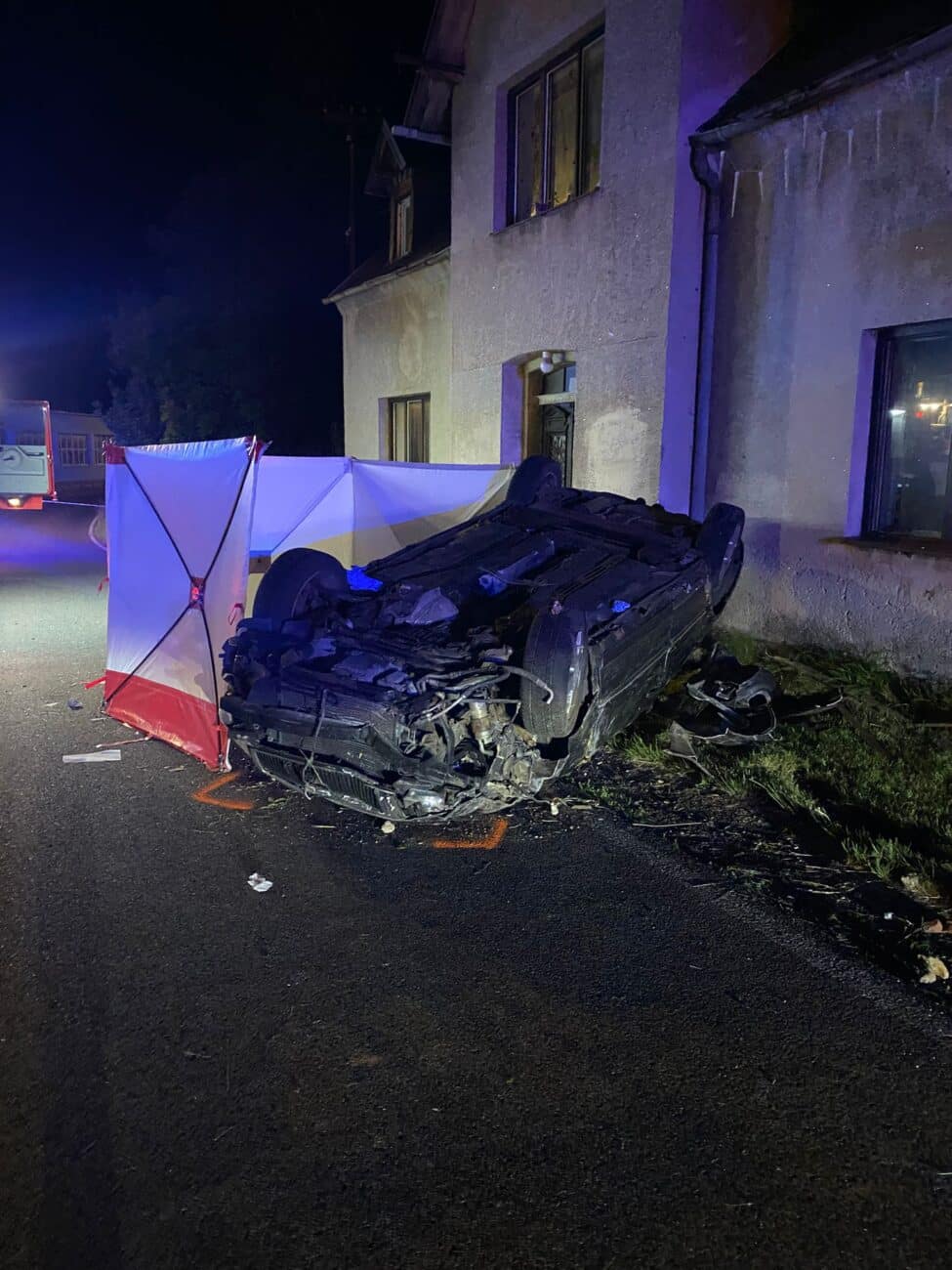 Nehoda ve Velkém Šenově. Foto: HZS