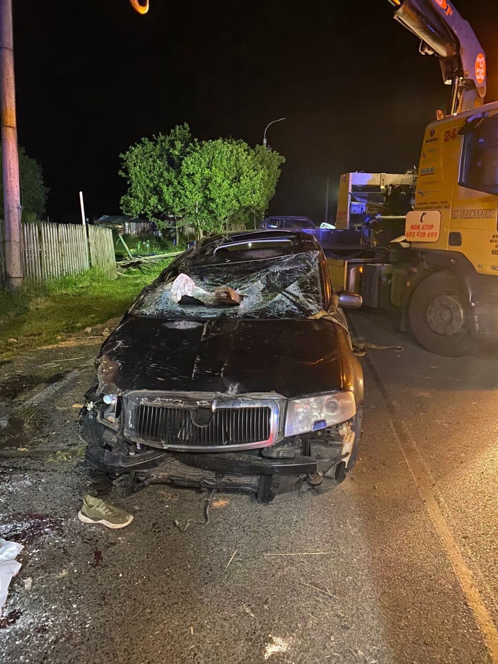 Nehoda ve Velkém Šenově. Foto: HZS