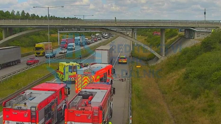 Tragická nehoda na Pražském okruhu.