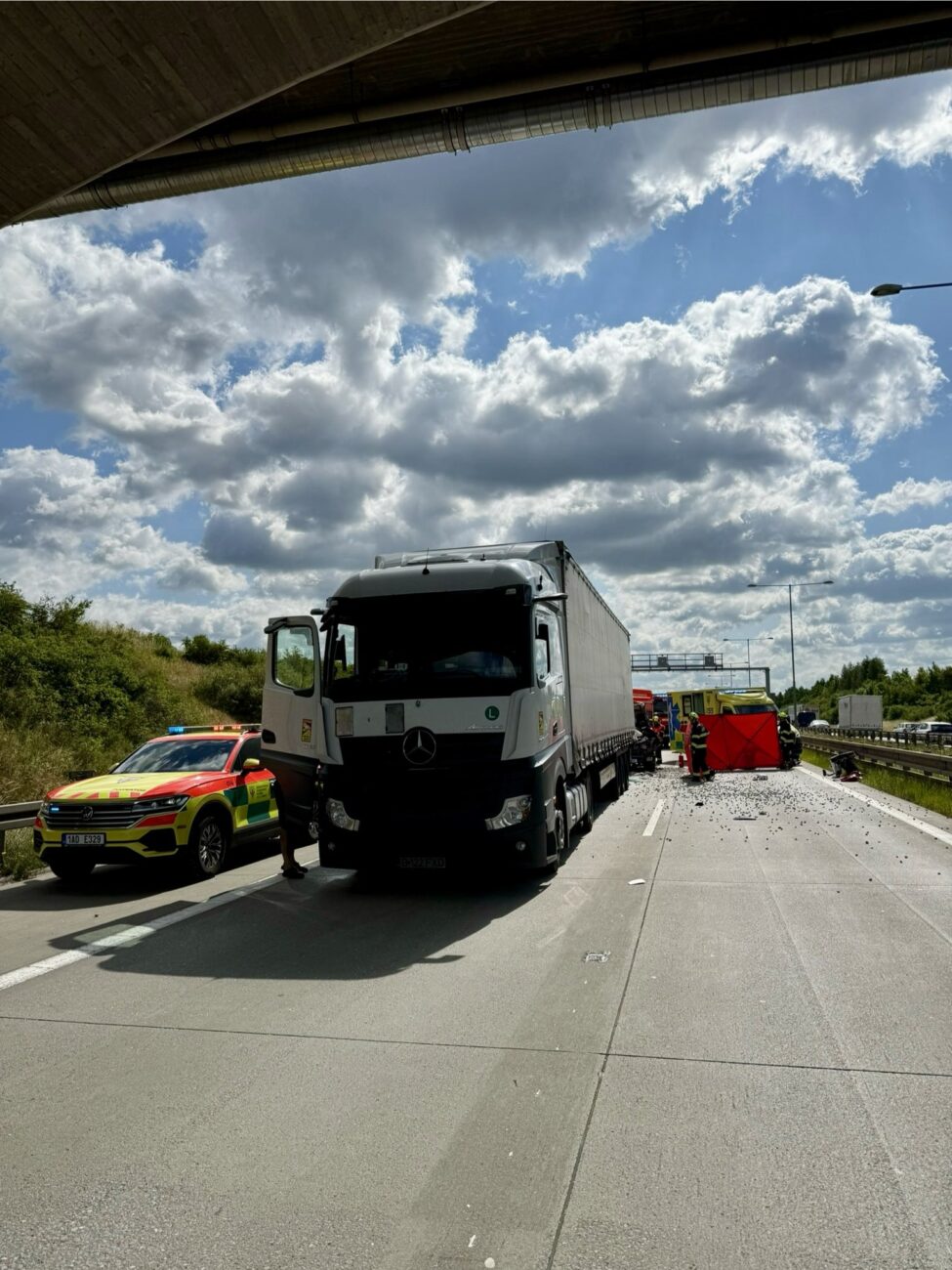 Tragická nehoda na Pražském okruhu.