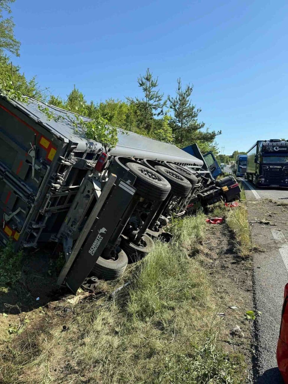 Vážná nehoda u Nové Vsi. Foto: HZS