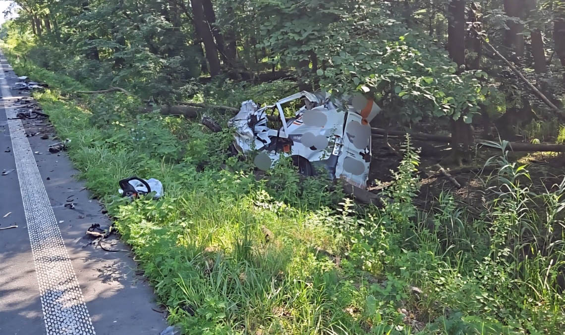 Tragická nehoda mezi Kopčany a Adamovem.