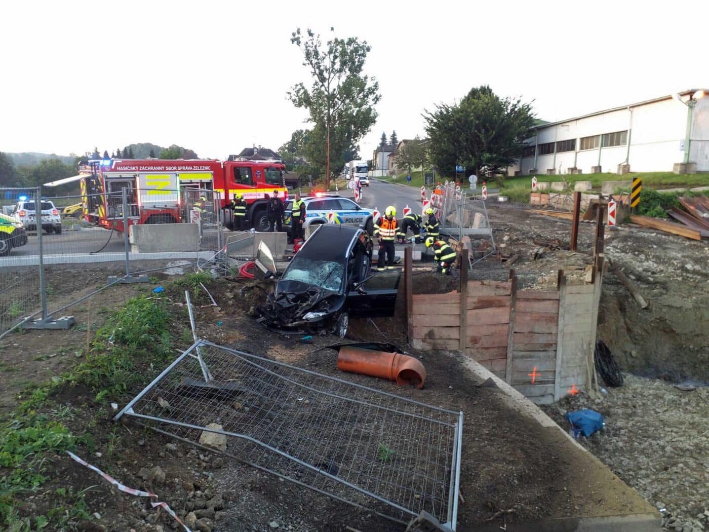 Tragická nehoda v České Třebové. Foto: HZS
