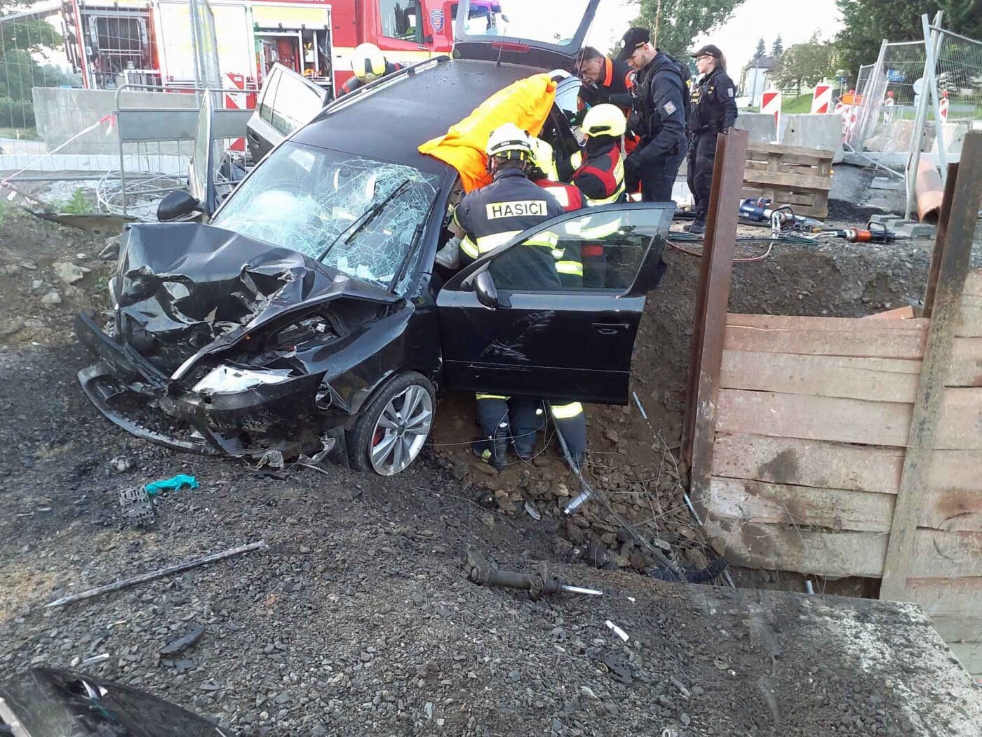 Tragická nehoda v České Třebové. Foto: HZS