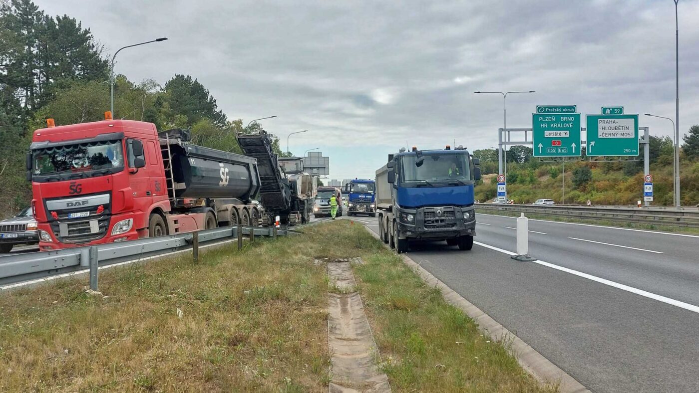 Začaly opravy na D0 a D10. Foto: ŘSD