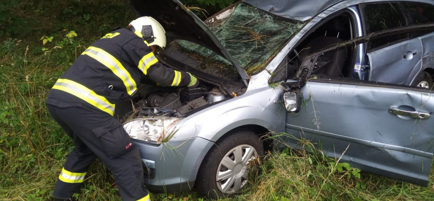 Nehoda u Blatné. Foto: HZS