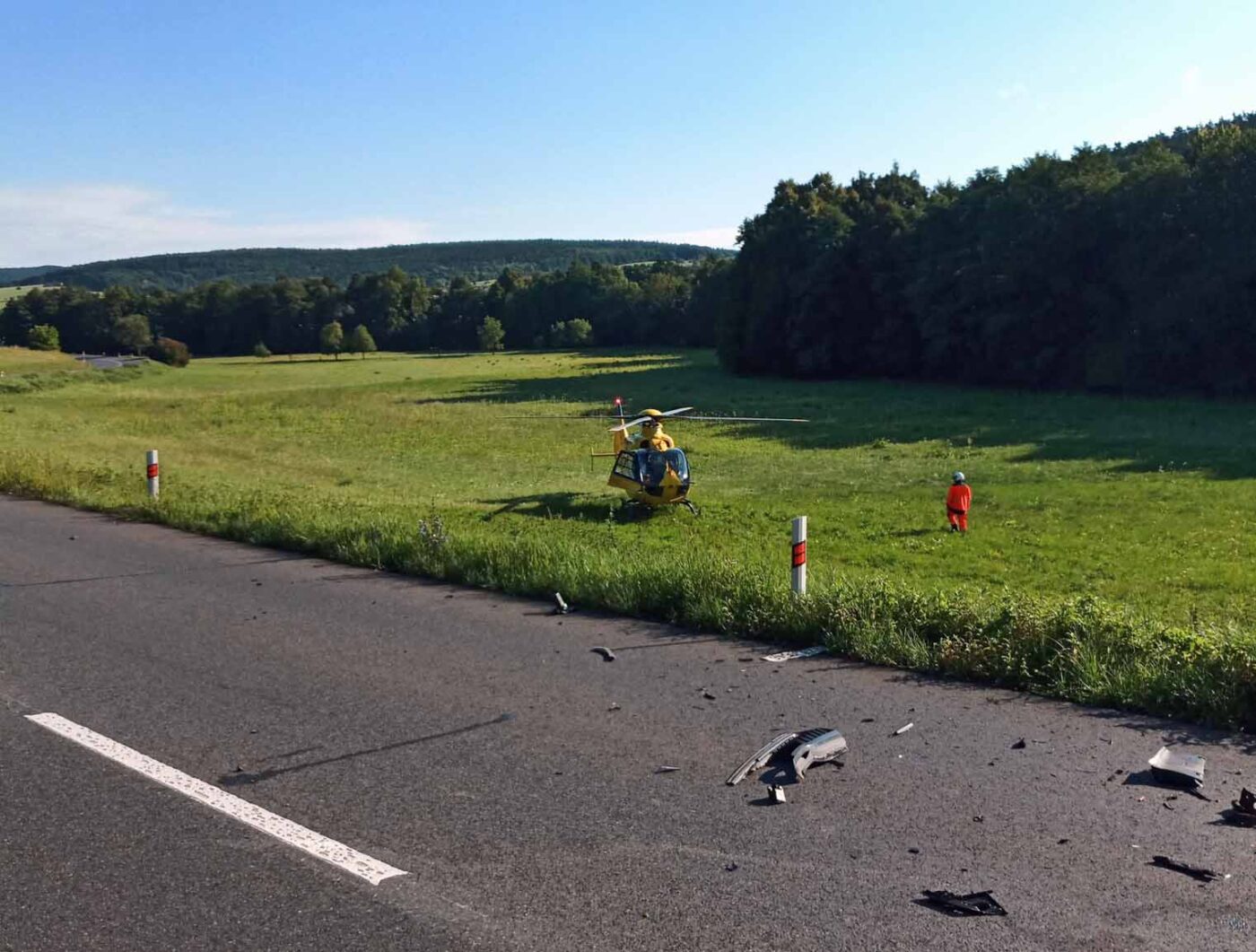 Vážná nehoda u Kaňovic. Foto: HZS