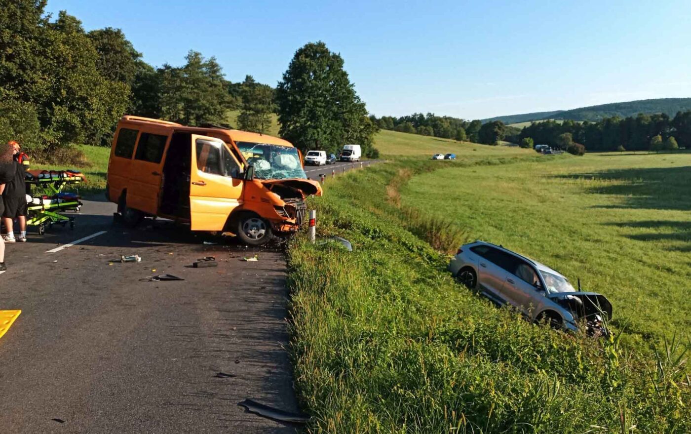Vážná nehoda u Kaňovic. Foto: HZS