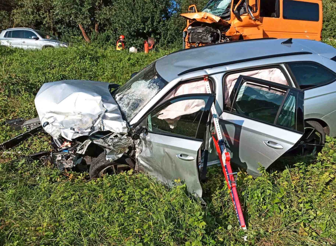 Vážná nehoda u Kaňovic. Foto: HZS