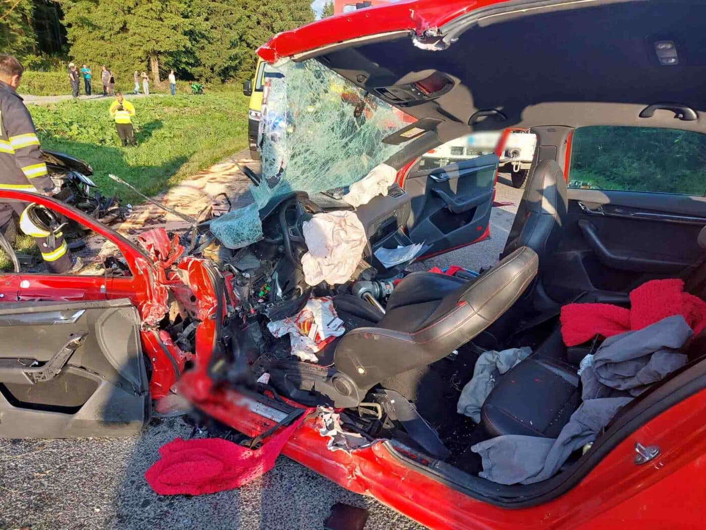 Vážná nehoda u Oravské Lesné.