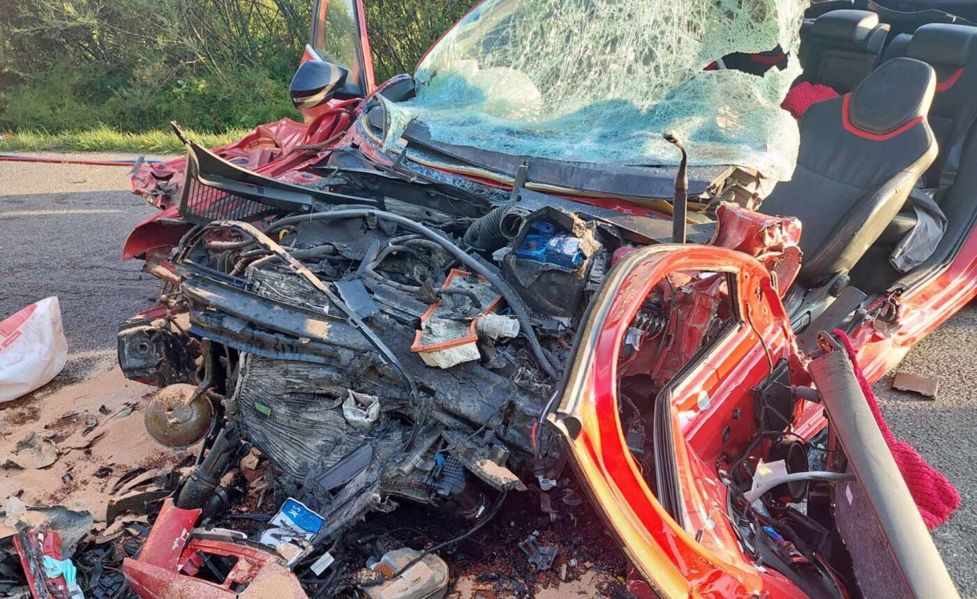 Vážná nehoda u Oravské Lesné.