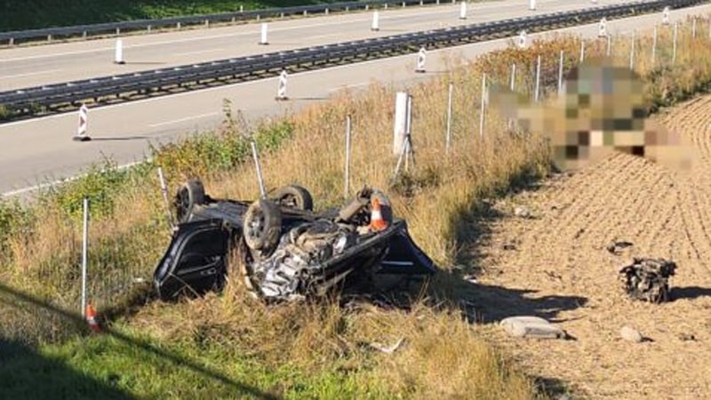 Tragická nehoda u Ševětína. Foto: PČR