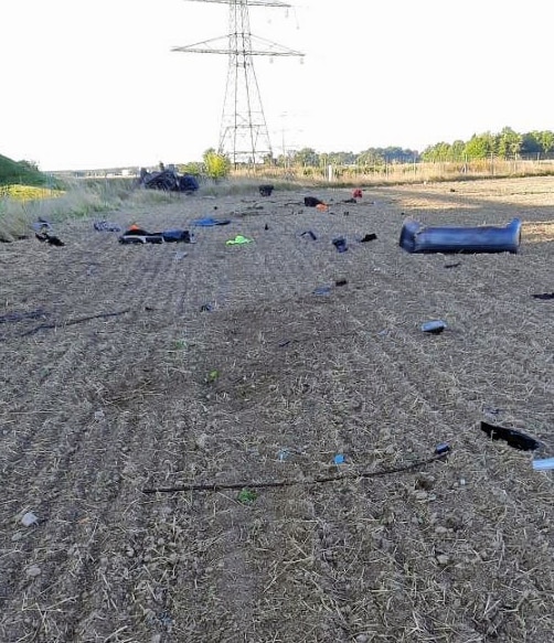 Tragická nehoda u Ševětína. Foto: PČR