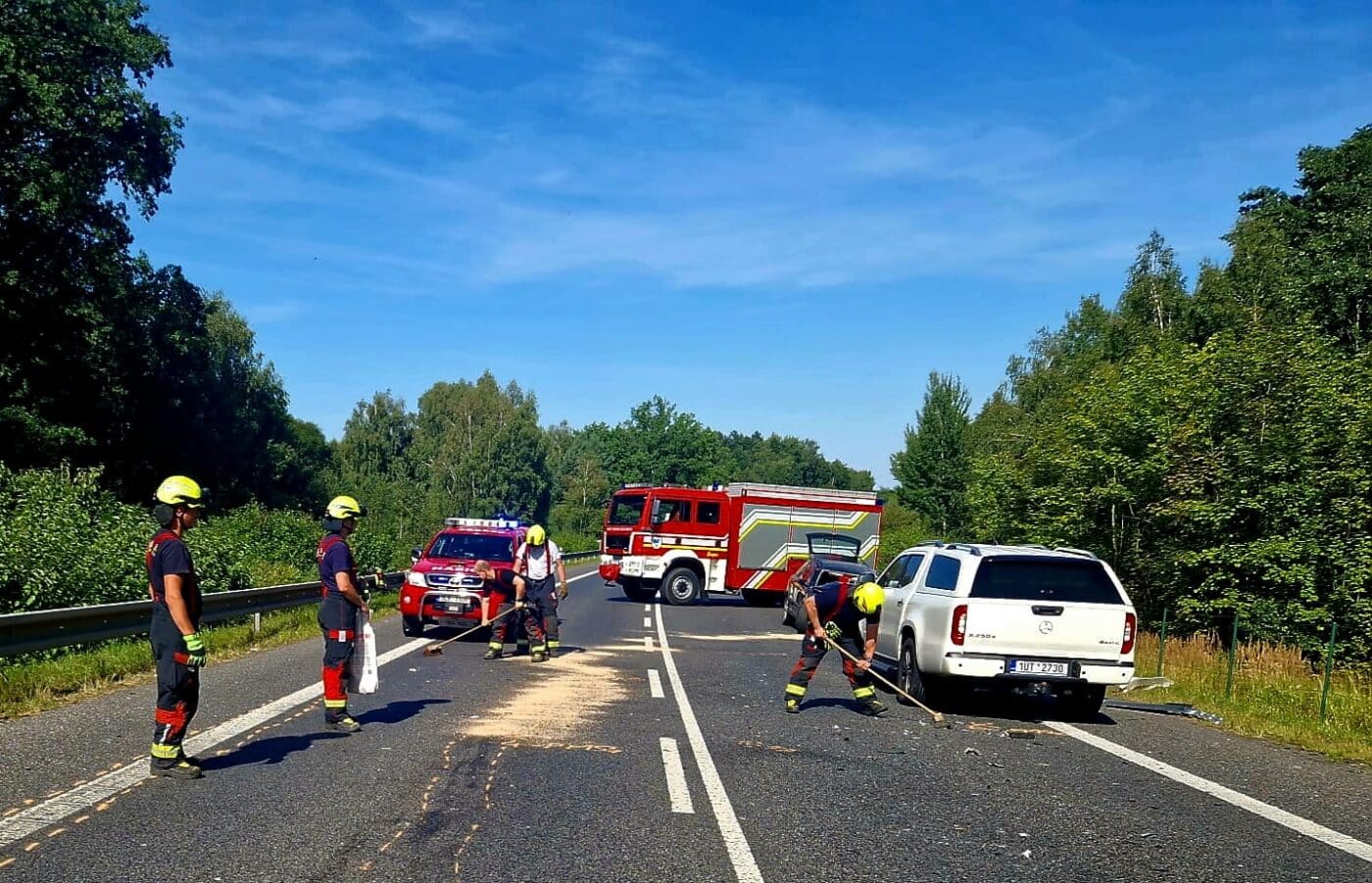 Tragická nehoda u Václavic. Foto: HZS