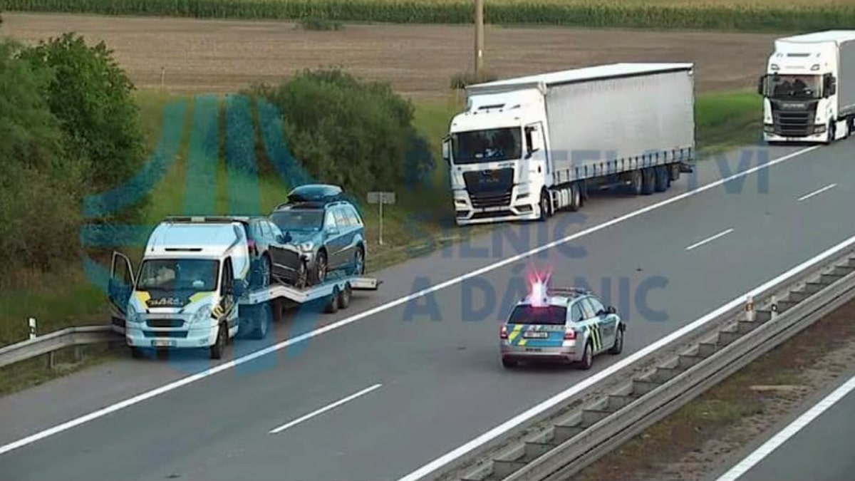 Policie auta v kolonách otáčí, dálnice D2 bude dlouho zavřená.