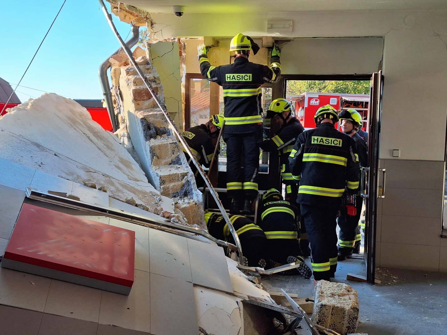 Tragická nehoda v Horní Branné - Valteřicích. Foto: HZS