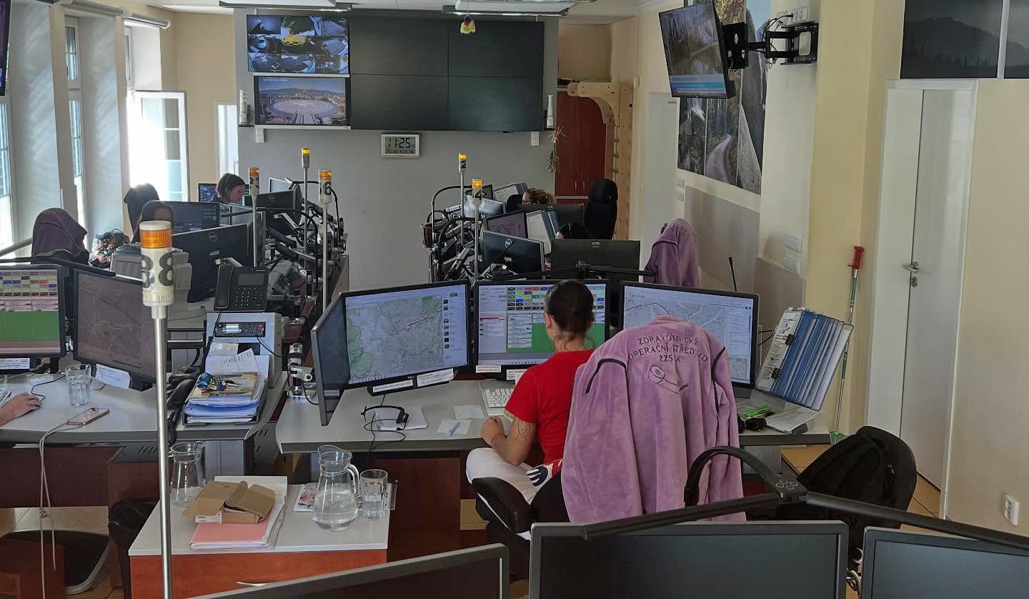 Liberecký dispečink záchranky měl dnes nabitou směnu. Foto: ZZS