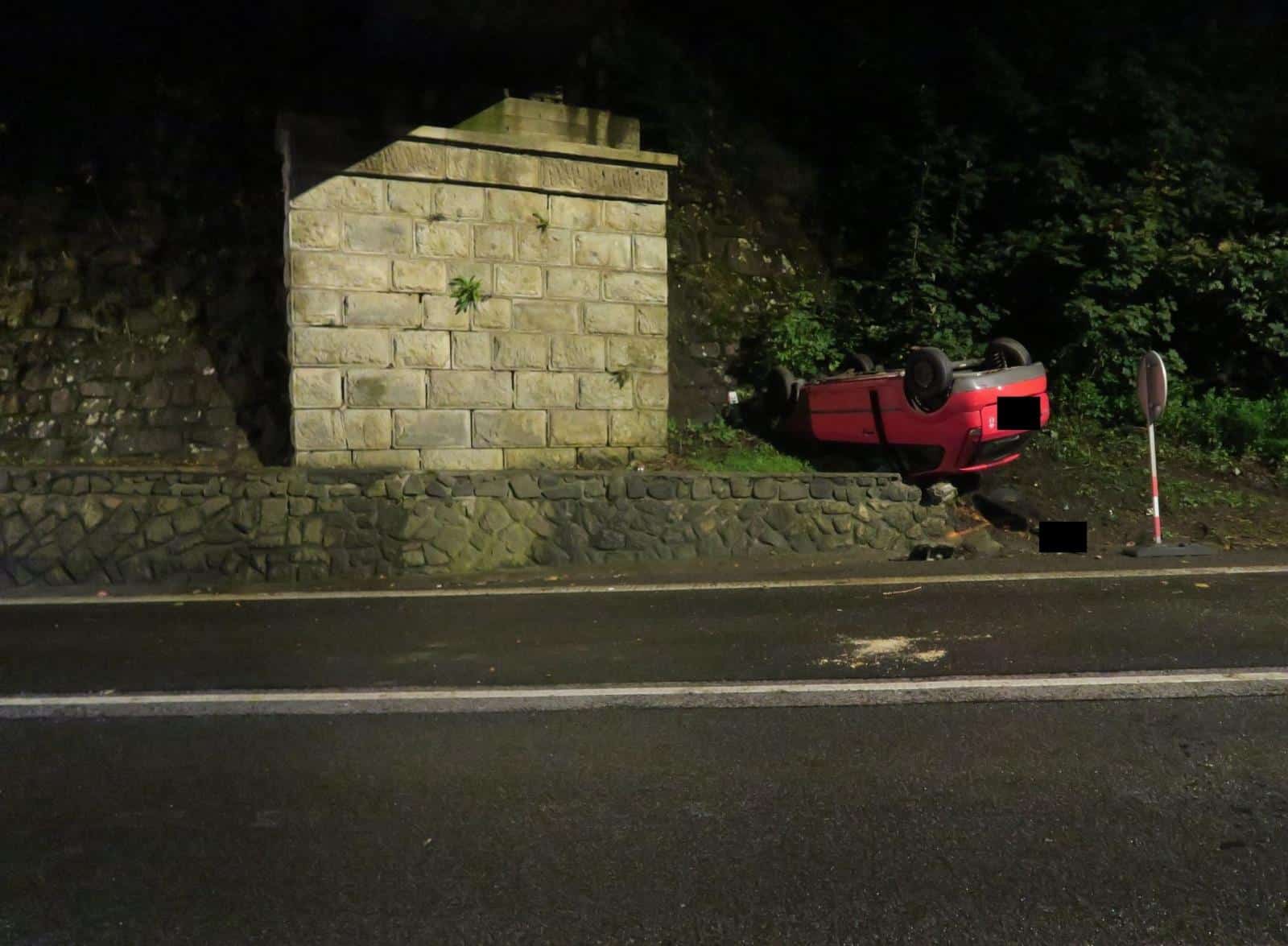 Tragická nehoda u Tanvaldu. Foto: HZS