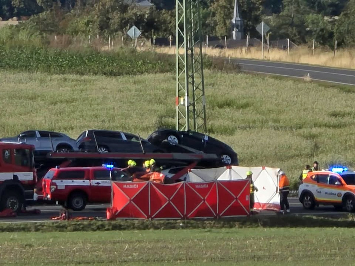 Tragická nehoda u Žižic. Foto: Miletínská Dopravní