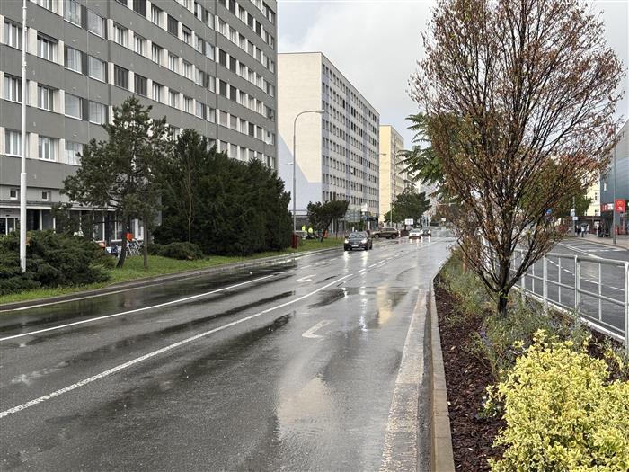 1. etapa třídy V. Klementa je dokončena. Foto: Město MB