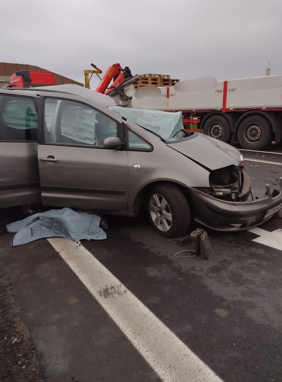 Tragická nehoda u Janova u Litomyšle. Foto: HZS