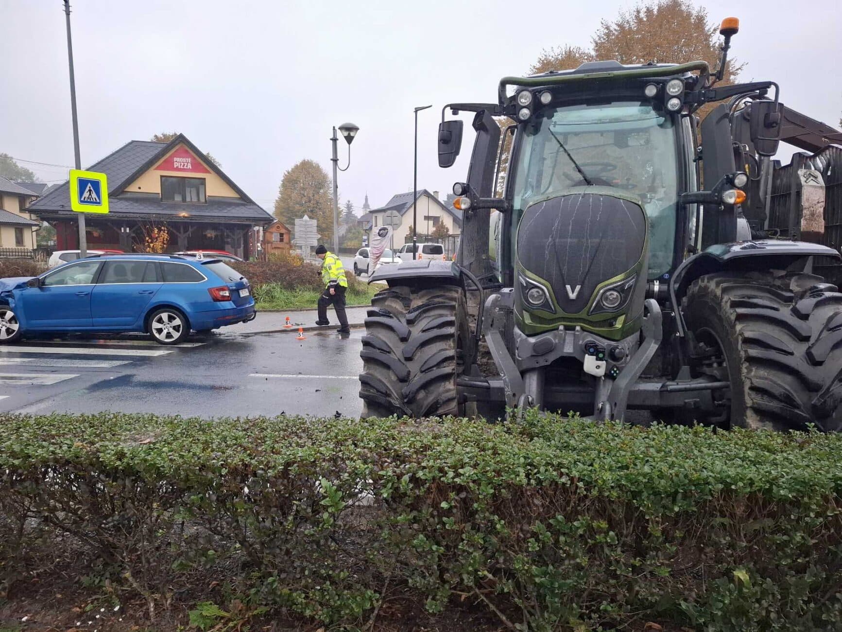 Nehoda v Bludově. Foto: HZS 