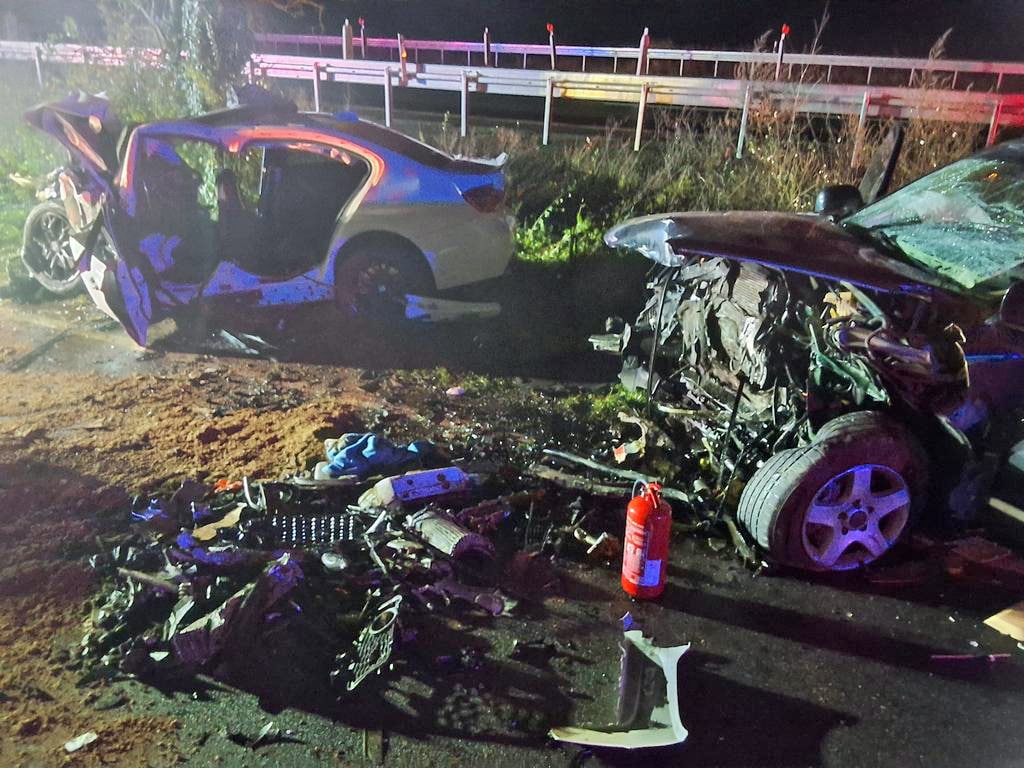 Tragická nehoda u Břuchotína u Olomouce. Foto: HZS