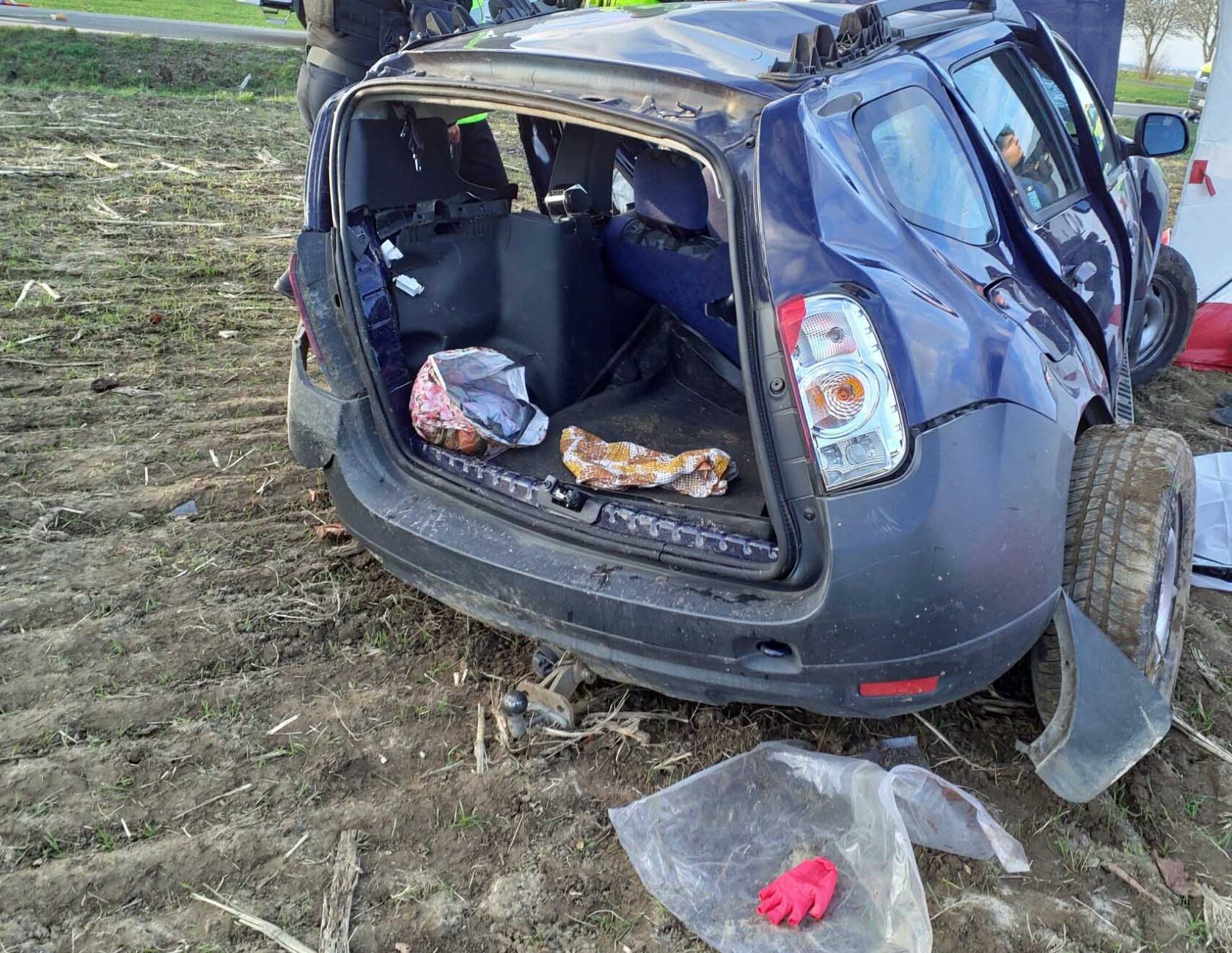 Tragická nehoda u Dolního Újezdu na Svitavsku. Foto: HZS