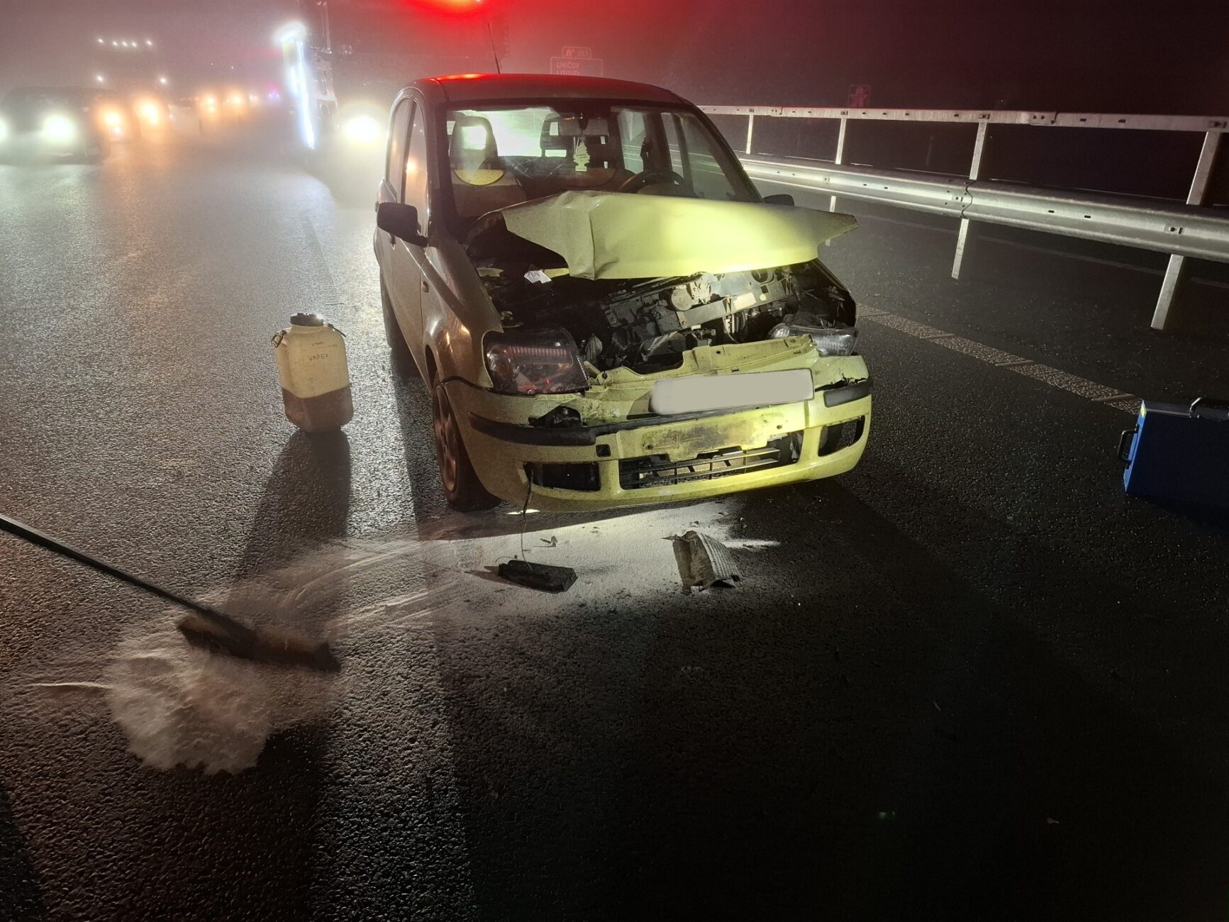 Hromadná nehoda u Křelova. Foto: HZS