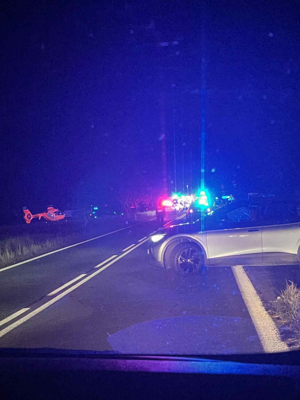 Tragická nehoda u Slavkova u Brna. Foto: Martin Štercl