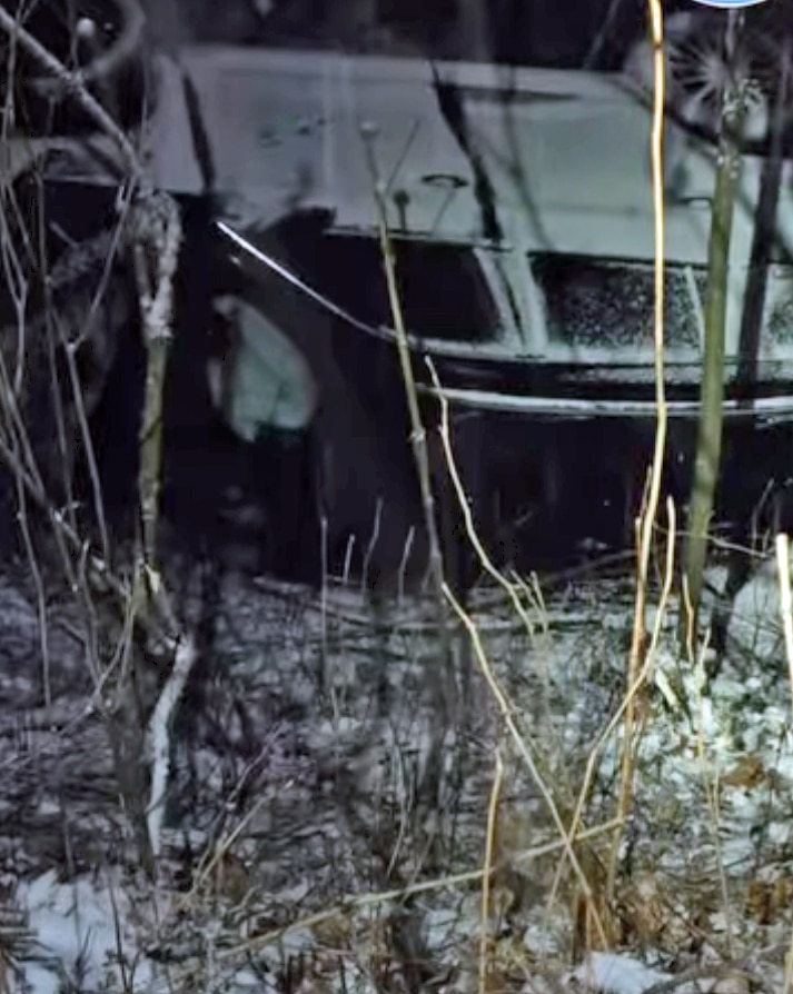 Nehoda ve Starých Hamrech. Zdroj: ZZS MSK