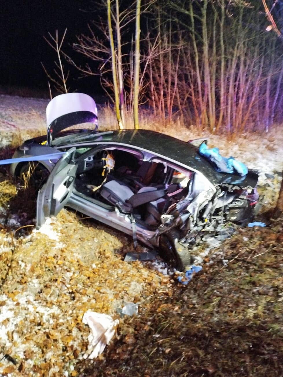 Vážná nehoda u Varnsdorfu. Foto: HZS