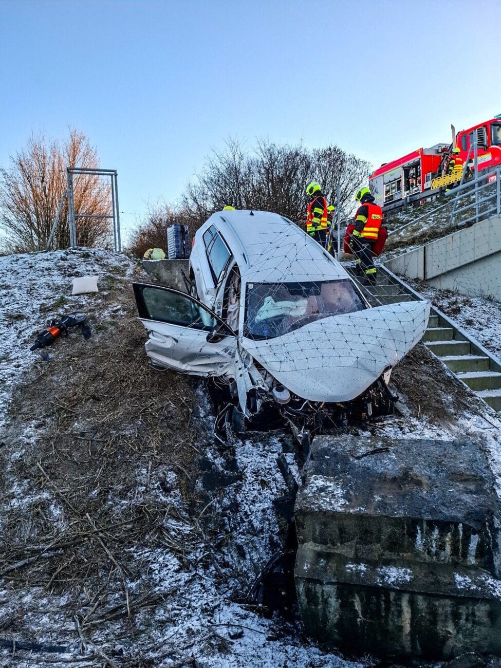 Nehoda na dálnici D35. Foto: HZS