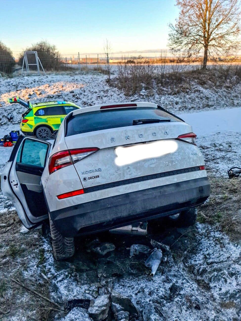 Nehoda na dálnici D35. Foto: HZS