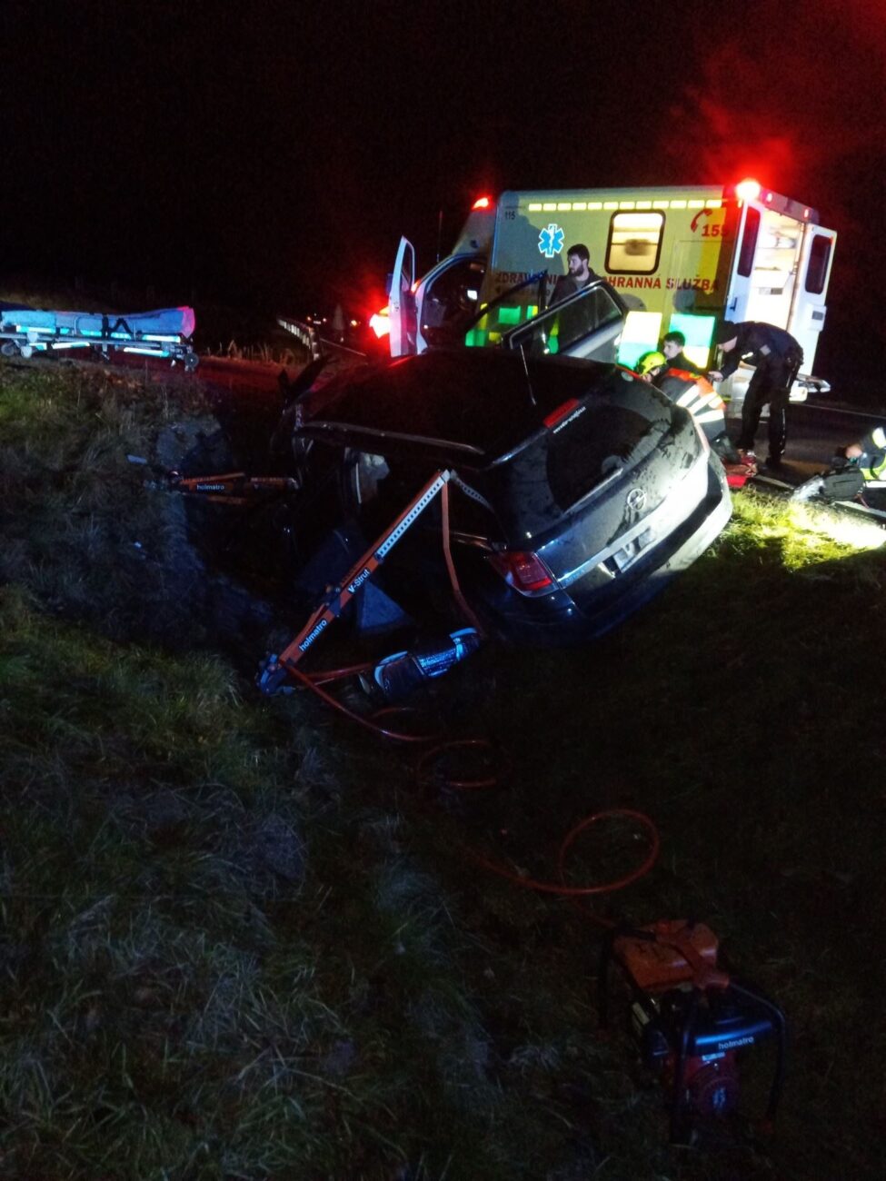 Tragická nehoda u obce Žár. Foto: HZS