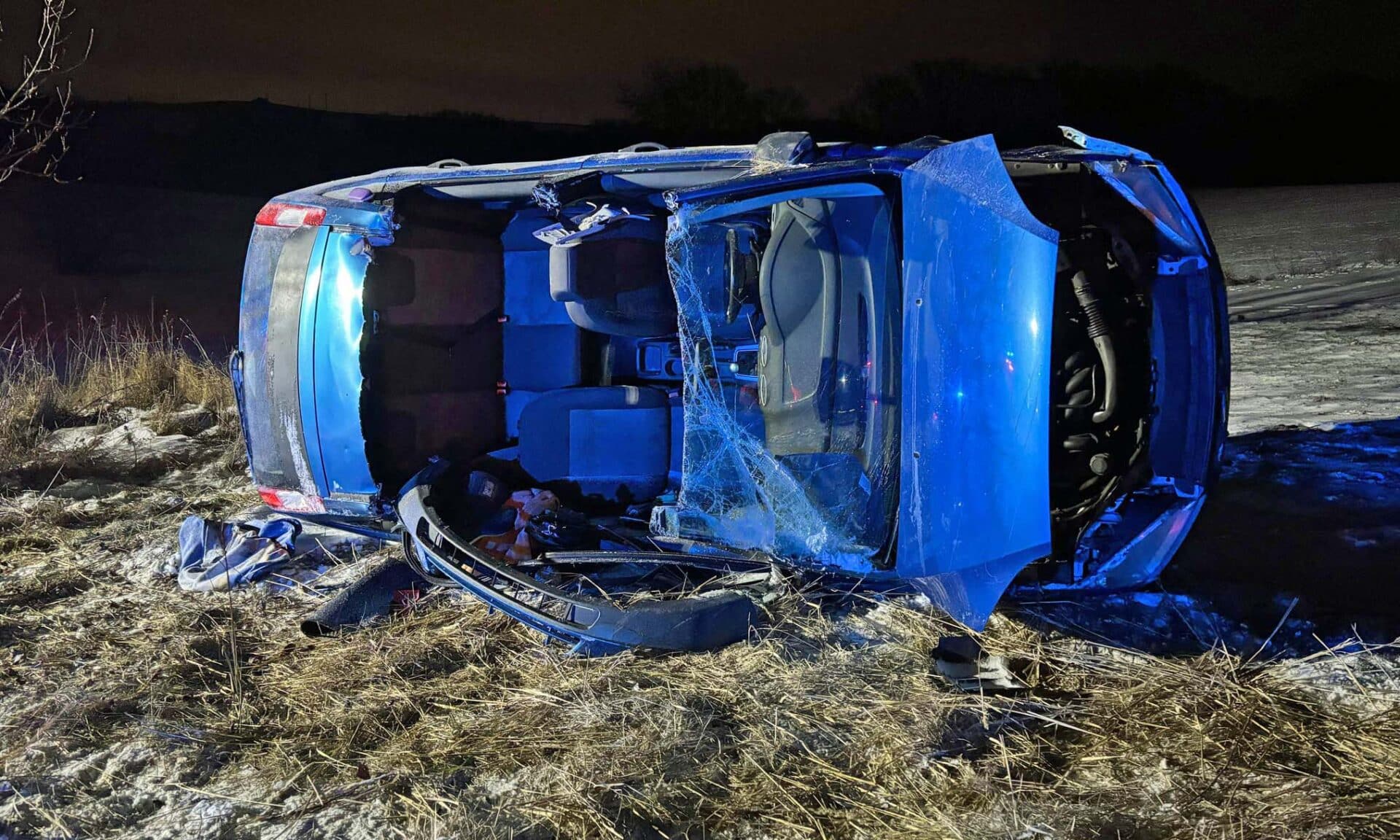 Nehoda u Bílova na Novojičínsku. Foto: ZZS