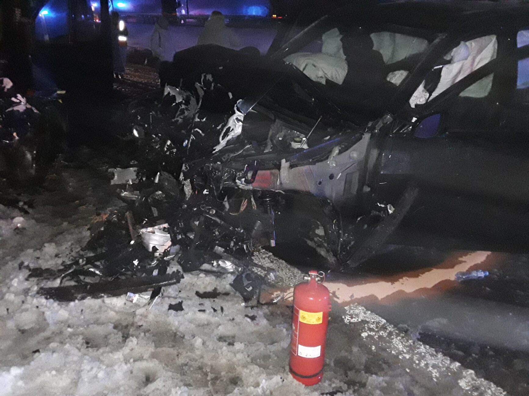 Hromadná nehoda na Karlovarsku. Foto: HZS