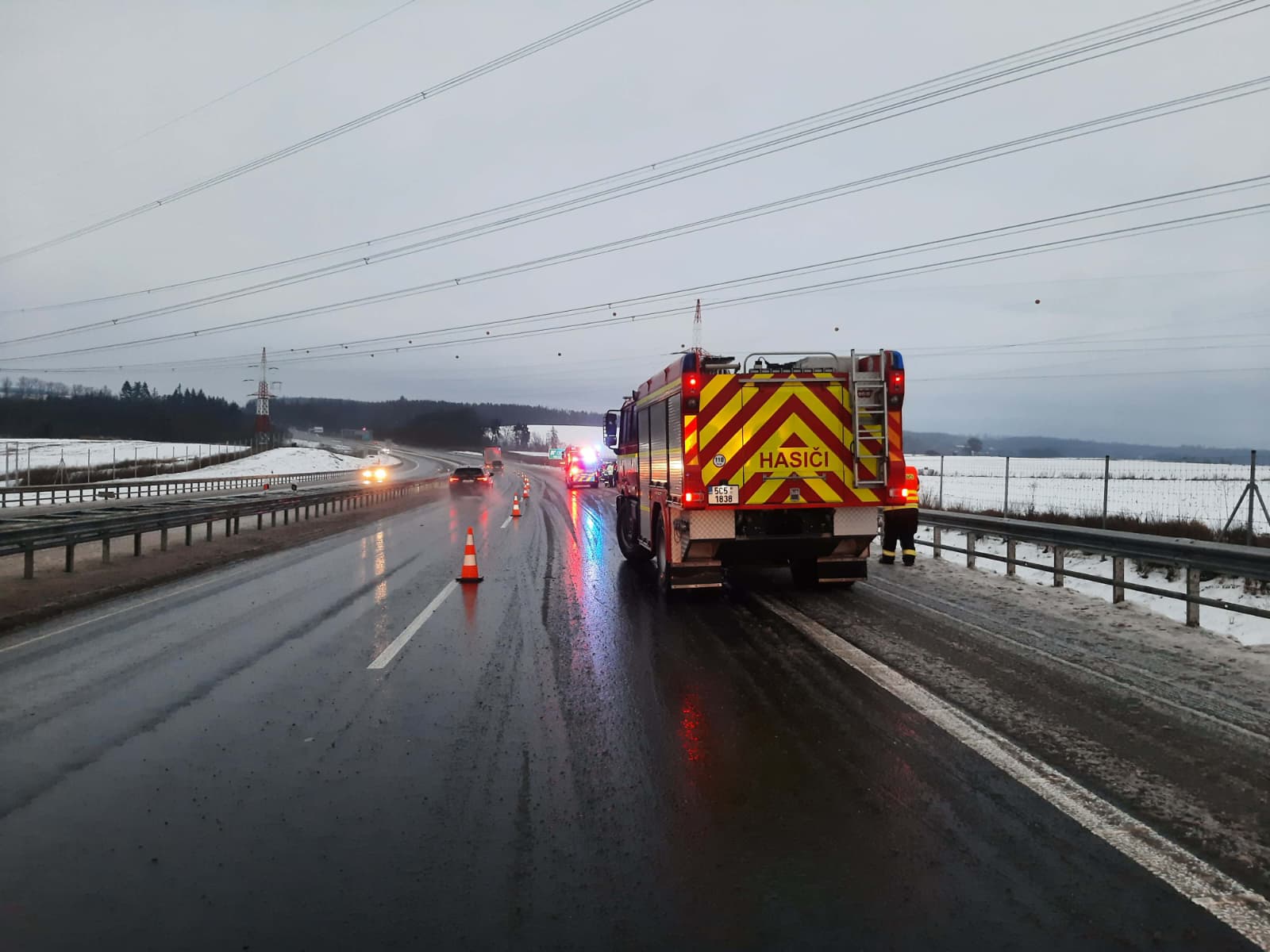 Nehoda u Mirotic. Foto: HZS